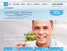 Tablet Screenshot of mylakesidedental.com